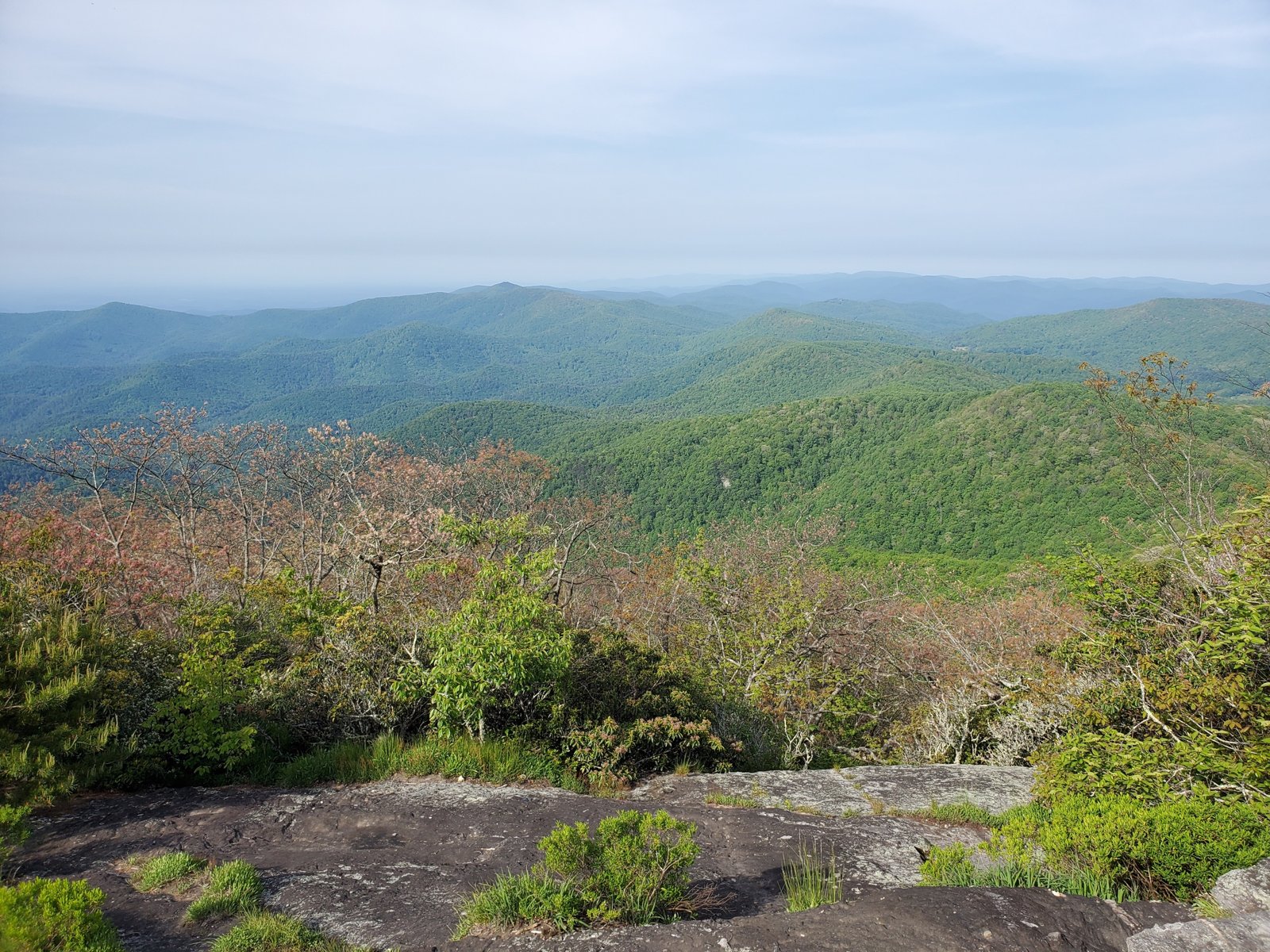 View from near the summit of Blood Mountain