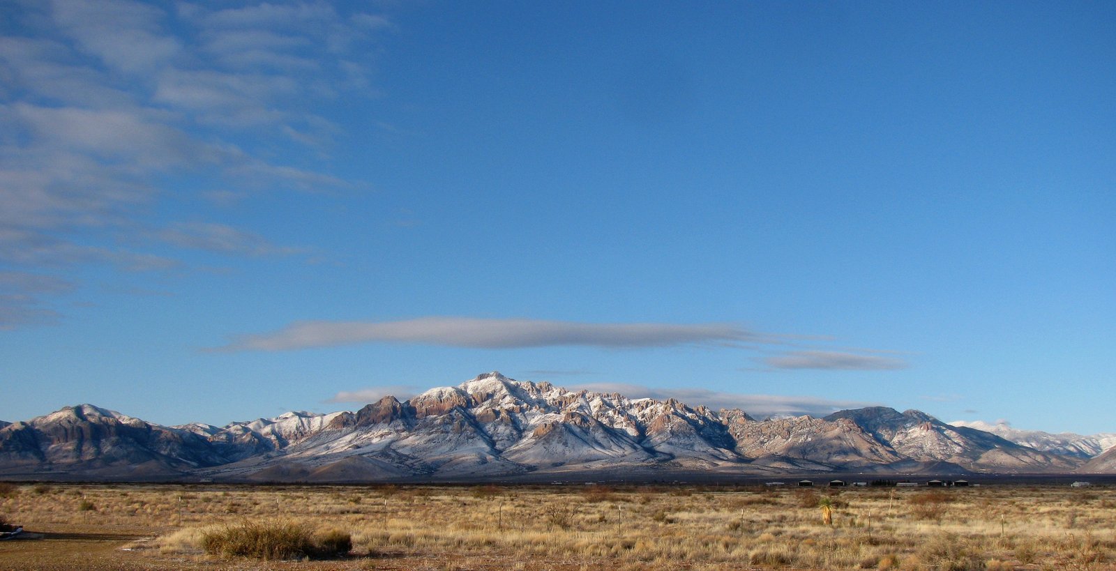 The east side of the Chiricahua Mountains from the San Simon Valley (not on this trail)