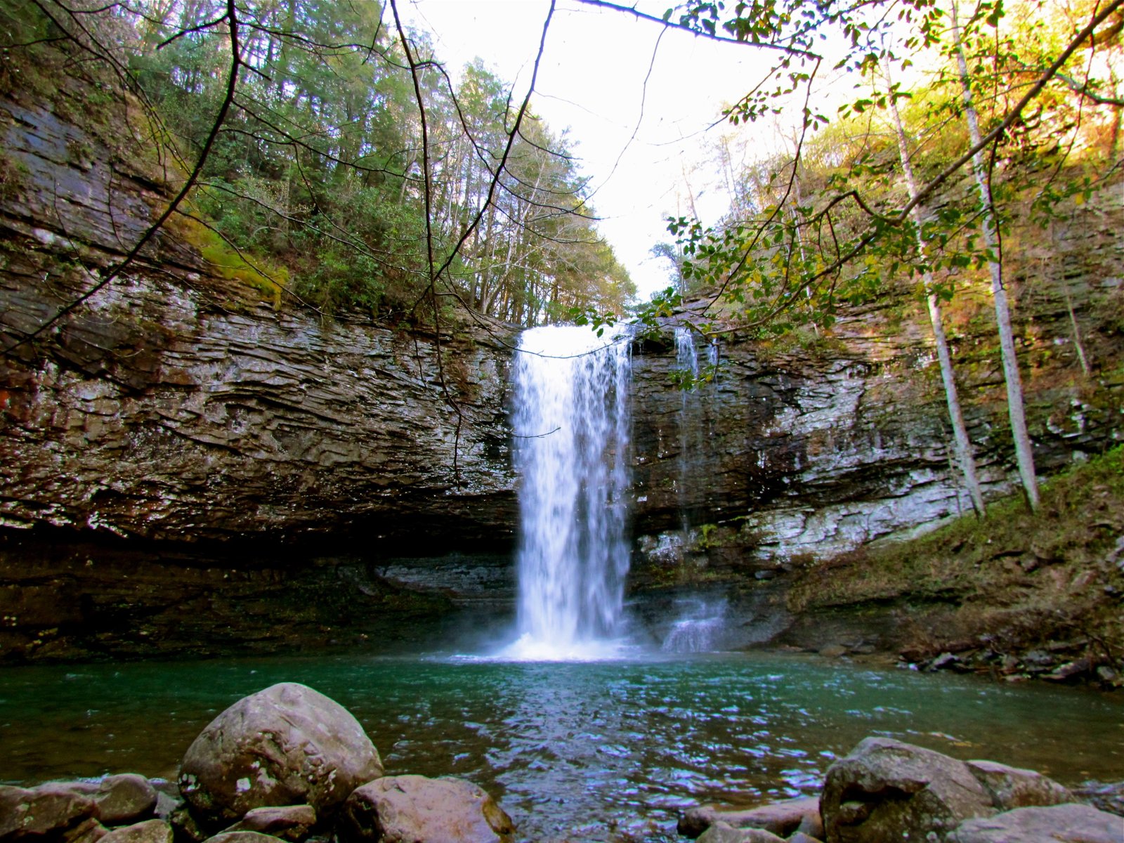 A waterfall in Cloudland Canyon