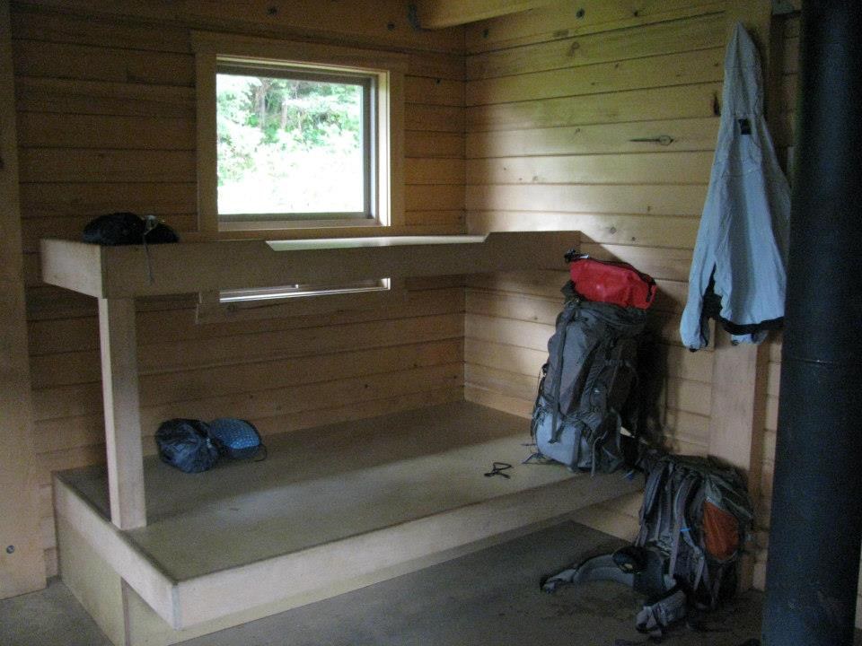 Inside the Dan Moller Cabin