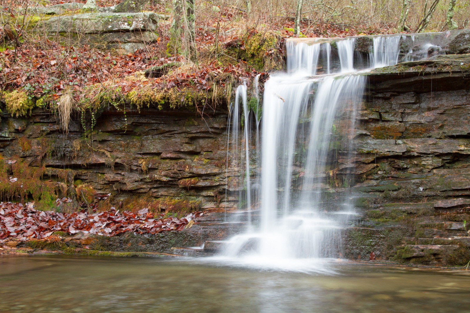 End Falls at DeSoto State Park