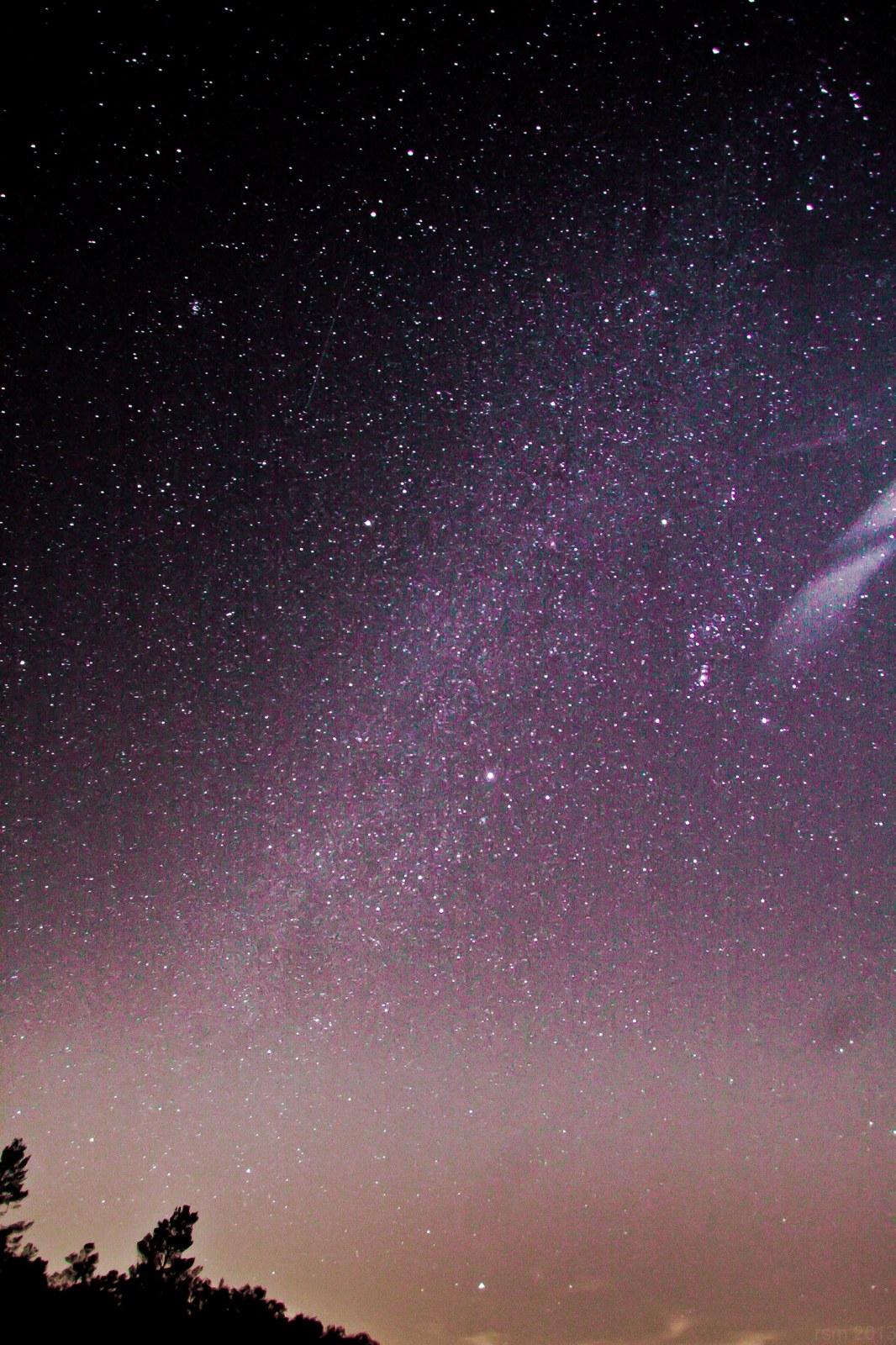 The Milky Way over Hopkins Prairie, Ocala National Forest