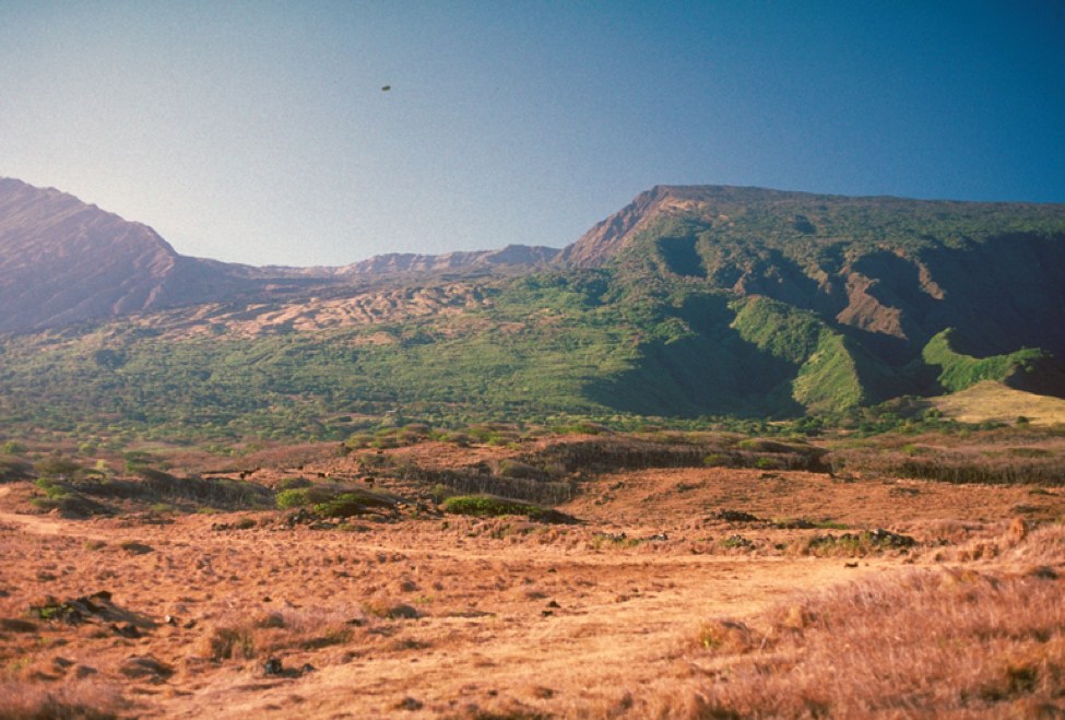Kaupō Gap, south side of Haleakalā crater