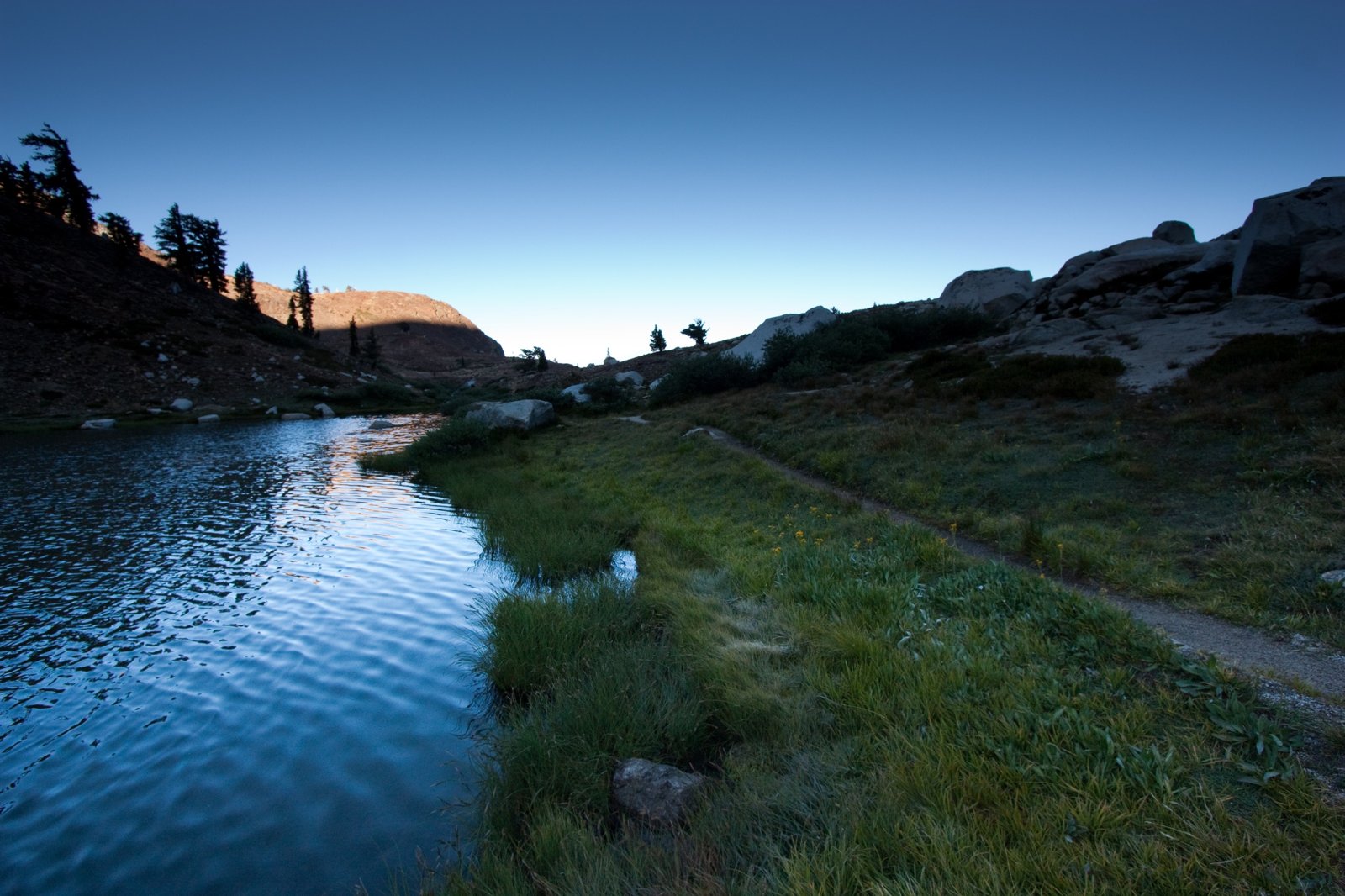 Early light at Monarch Lake