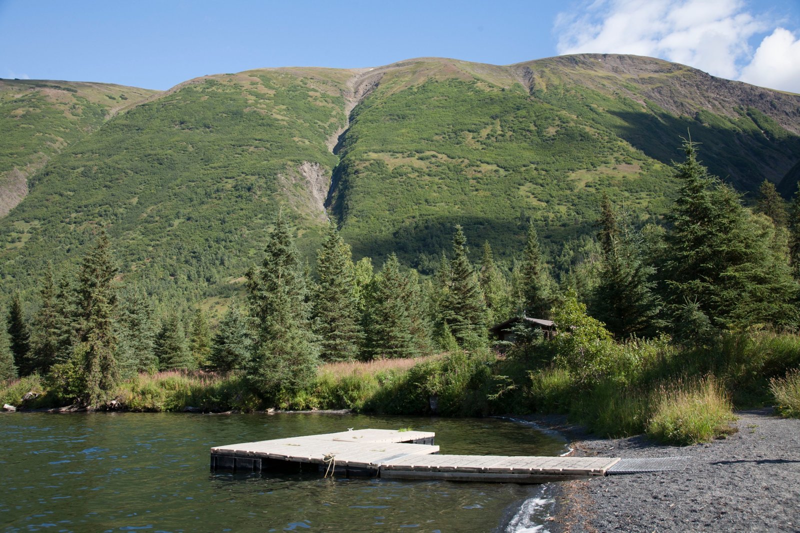 Lower Russian Lake on the Russian Lakes Trail